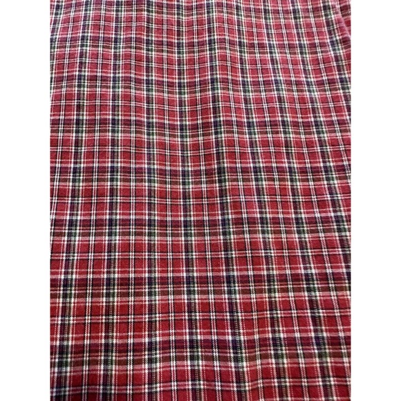 Ralph Lauren Classic Fit Red/Black Plaid w/Black Pony Button Up Shirt Size XXL - Picture 6 of 12